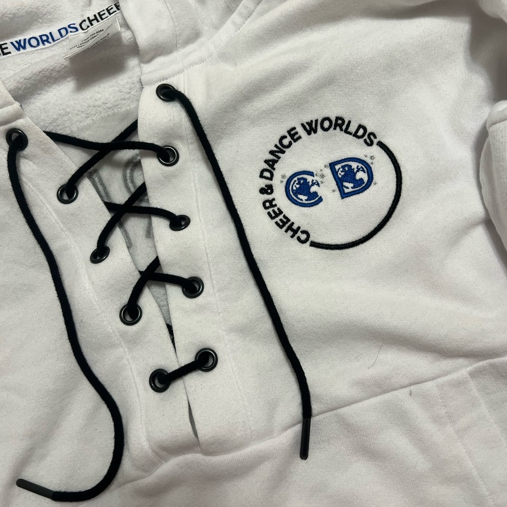 White Cheer and Dance Worlds Hoodie